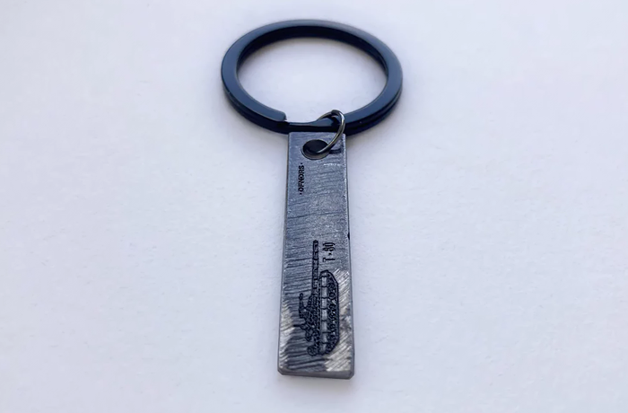 Russian Tank skin personalized Keychain tag