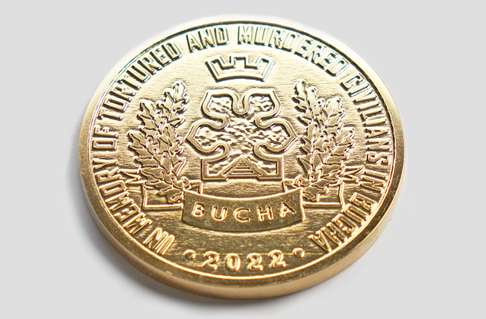 Gold-Plated Brass Coin obverse
